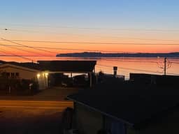 Sweeping view of Birch Bay from 2nd story apt.