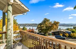 Lake WA View Home.  3 levels